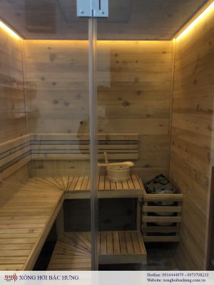 Lắp đặt phòng xông hơi khô Luxury 3 5 2