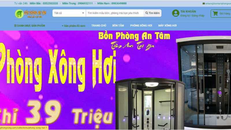 Top 10+ phòng xông hơi Hải Dương Bồn phòng An Tâm: Địa chỉ bán phòng xông hơi chính hãng tại Hải Dương