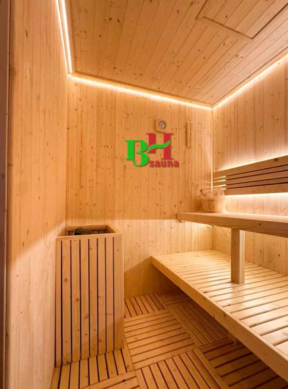 Công trình phòng xông hơi anh Chuyên Hải Phòng - BHSAUNA