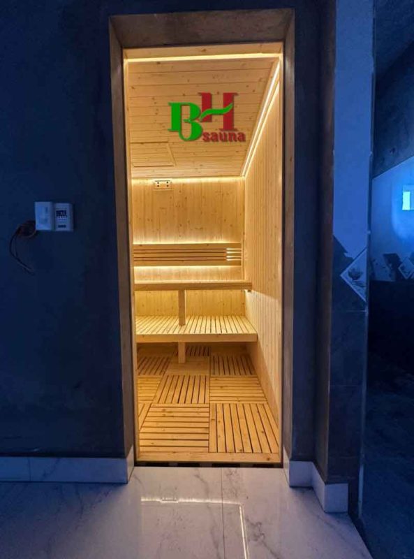 Công trình phòng xông hơi anh Chuyên Hải Phòng - BHSAUNA