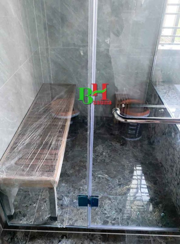 Công trình phòng xông hơi anh Long Hải Phòng - BHSAUNA