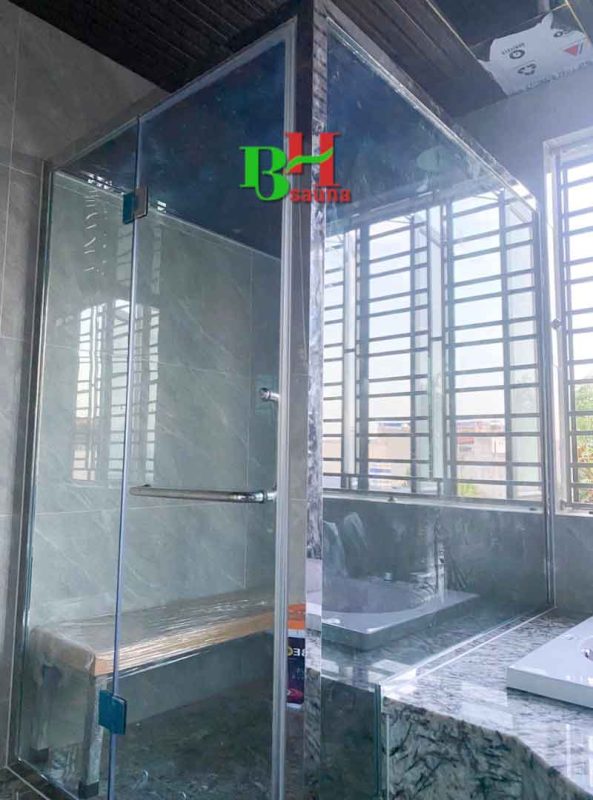 Công trình phòng xông hơi anh Long Hải Phòng - BHSAUNA