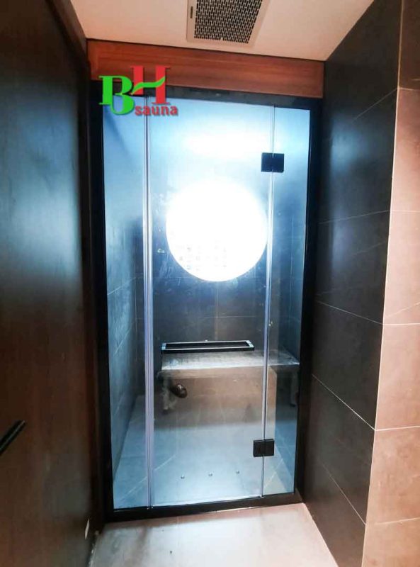 Công trình phòng xông hơi anh Thi Hải Phòng - BHSAUNA