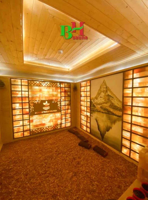 Công trình phòng xông hơi SPA chị Hương Hải Phòng -BSHAUNA