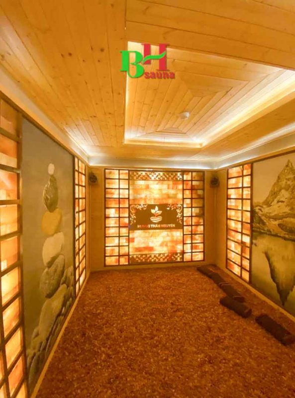 Công trình phòng xông hơi SPA chị Hương Hải Phòng -BSHAUNA