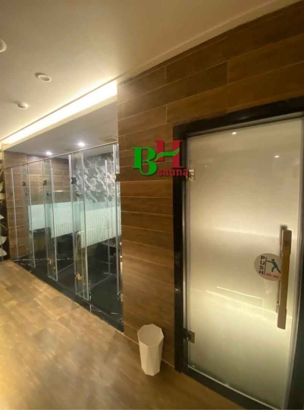 Công trình phòng xông hơi SPA chị Hương Hải Phòng -BSHAUNA
