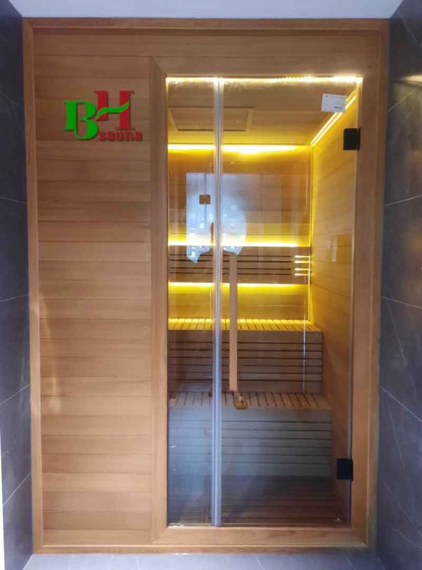 Công trình phòng xông hơi anh Thi Hải Phòng - BHSAUNA