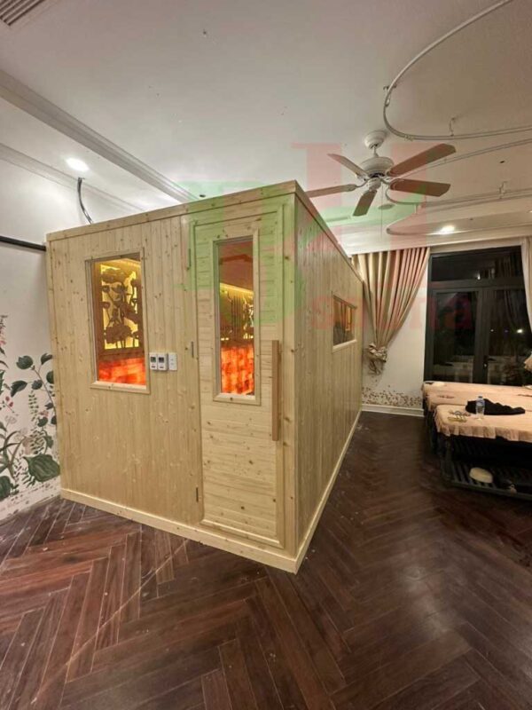 KHÁM PHÁ TOP 10+ PHÒNG XÔNG HƠI CAO CẤP TẠI HÀ NỘI Phòng-xông-hơi-chị-Lan-Hà-Nội_bhsauna1