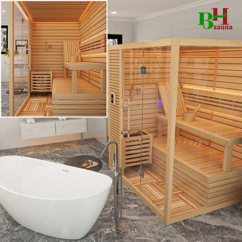 PHÒNG XÔNG HƠI KHÔ LÀ GÌ ? CÁC THÀNH PHẦN CẤU TẠO CƠ BẢN NÊN PHÒNG XÔNG HƠI CỰC CHI TIẾT BHSAUNA_phòng xông hơi là gì ?