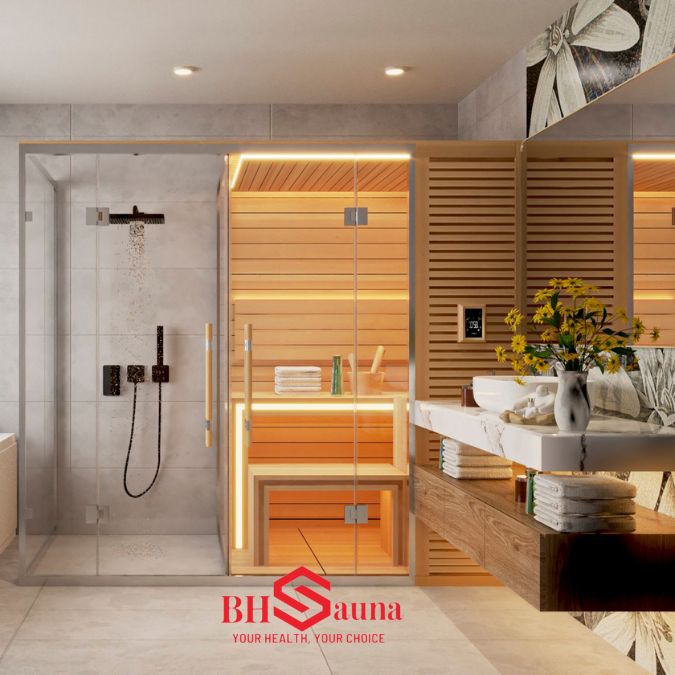 BHSAUNA - Đơn vị sản xuất phòng xông hơi cao cấp phong xong hoi