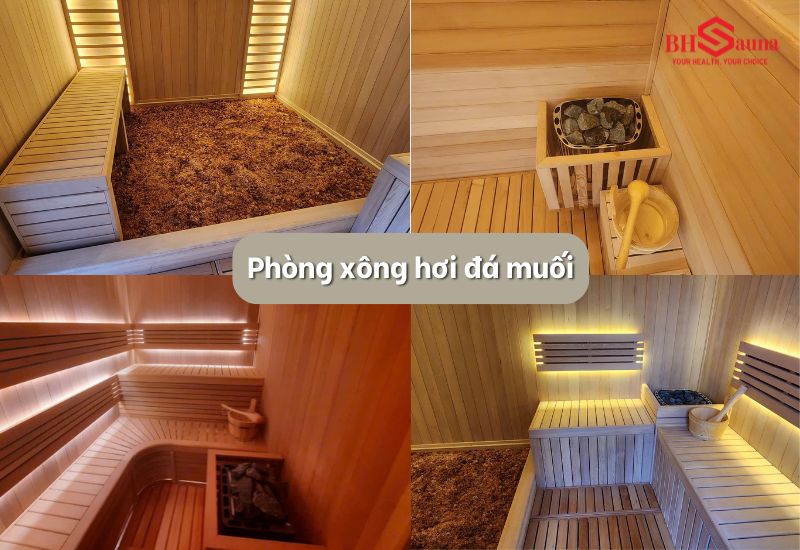 Top 5+ mẫu phòng xông hơi cải thiện tuần hoàn máu hiệu quả Phòng xông hơi đá muối Himalaya giúp thư giãn, giảm stress, hỗ trợ tuần hoàn máu tốt