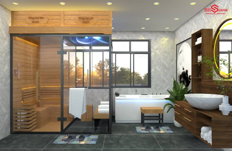 Top 5+ mẫu phòng xông hơi kính cường lực cao cấp chất lượng Phòng xông hơi kính cường lực cao cấp đang trở thành xu hướng