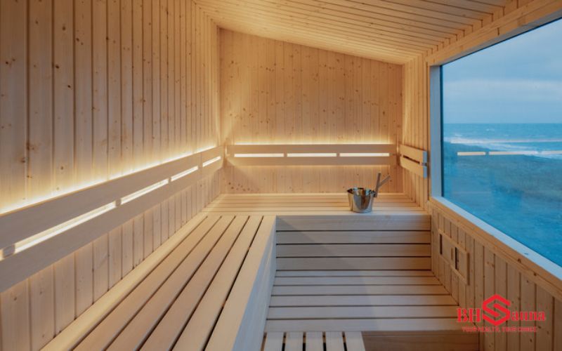 Phòng xông hơi phong cách Scandinavian - Bắc Âu sang trọng Phòng xông hơi phong cách Scandinavian với không gian yên tĩnh