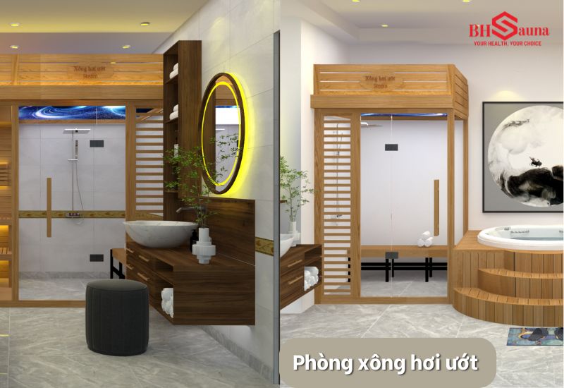 Top 5+ mẫu phòng xông hơi cải thiện tuần hoàn máu hiệu quả Phòng xông hơi ướt giúp giãn mạch, cải thiện tuần hoàn máu