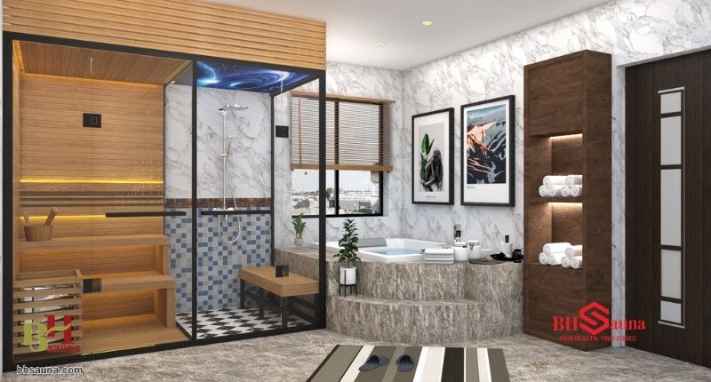 Hướng dẫn lắp đặt phòng xông hơi tại nhà đơn giản, an toàn Phòng xông hơi tại nhà mang đến không gian hoàn toàn riêng tư