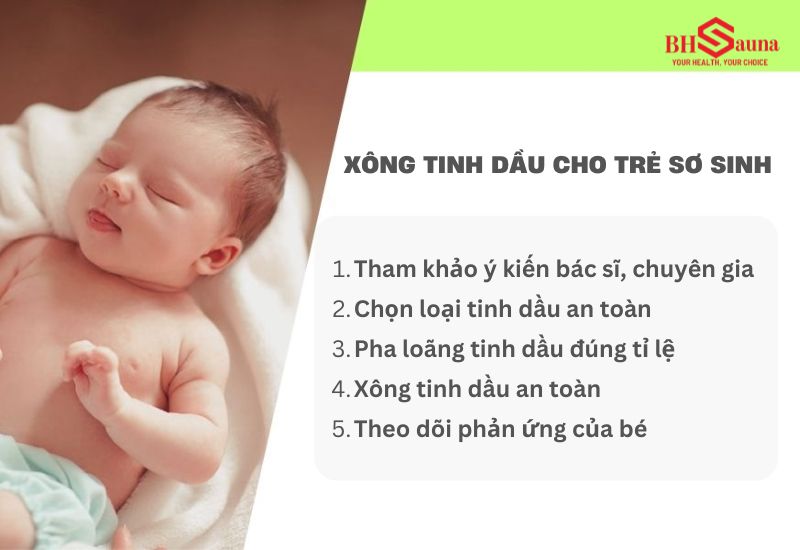 Kinh nghiệm xông tinh dầu an toàn cho trẻ sơ sinh