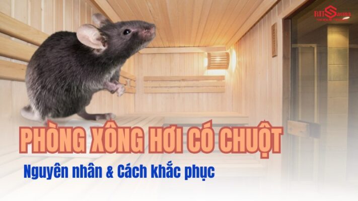 Phòng xông hơi có chuột gây ảnh hưởng đến trải nghiệm 