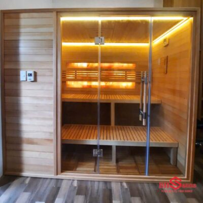 Phòng xông hơi điều khiển từ xa bằng Smartphone hiện đại, tiện lợi
