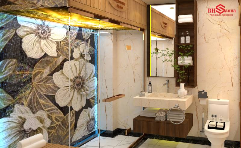 10+ Phòng xông hơi phong cách hoàng gia Châu Âu sang trọng Phòng xông hơi phong cách hoàng gia Châu Âu là những thiết kế đặc biệt