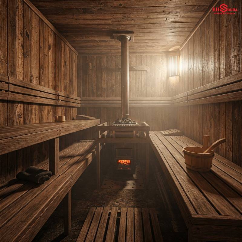 10+ Mẫu phòng xông hơi phong cách Vintage cổ điển ấn tượng Phòng xông hơi phong cách Vintage, sang trọng và tinh tế