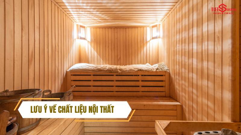 10+ Mẫu phòng xông hơi phong cách Vintage cổ điển ấn tượng Về chất liệu nội thất