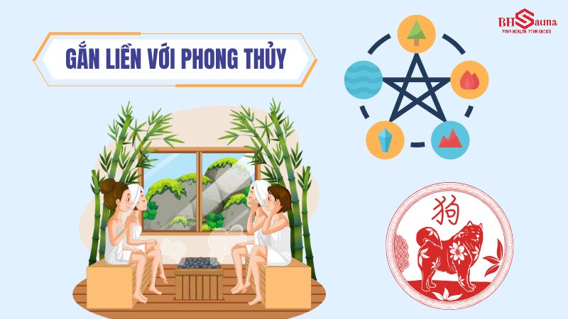 Xông hơi gắn liền với phong thủy và tài lộc