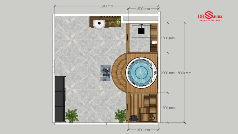 Top 8 Bản vẽ cad phòng xông hơi chi tiết, dễ đọc Bản vẽ CAD phòng xông hơi kết hợp