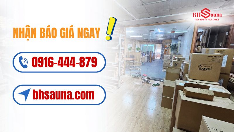 Báo giá 5 mẫu phòng xông hơi 1 người đẹp, hiện đại nhất 2025 Báo giá thiết kế - thi công phòng xông hơi 1 người