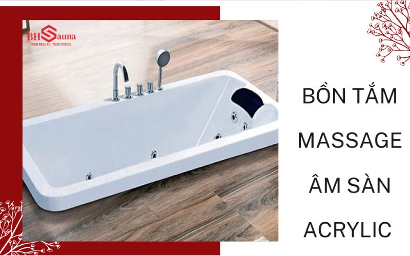 4 Mẫu bồn tắm massage âm sàn được ưa chuộng hiện nay Thiết kế đường cong mềm mại hình oval