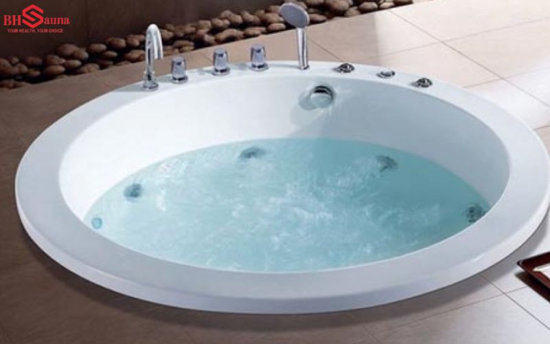 4 Mẫu bồn tắm massage âm sàn được ưa chuộng hiện nay Kết hợp giữa chất liệu gỗ tự nhiên mộc mạc và công nghệ