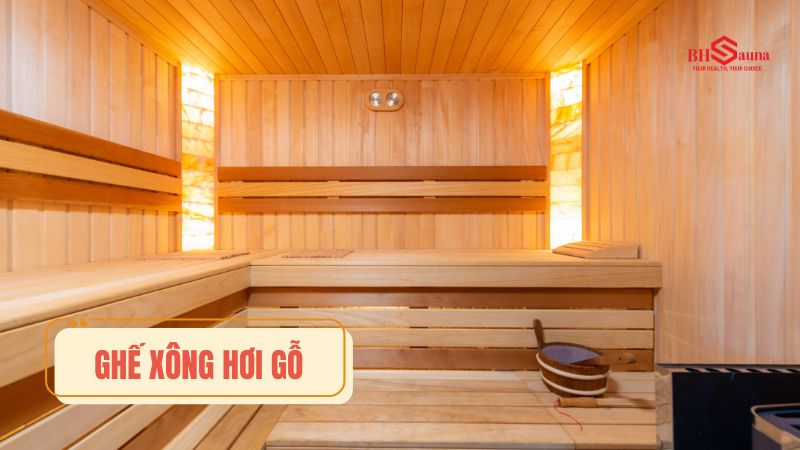 Báo giá các loại ghế xông hơi trên thị trường được ưa chuộng Các loại ghế xông hơi làm từ gỗ