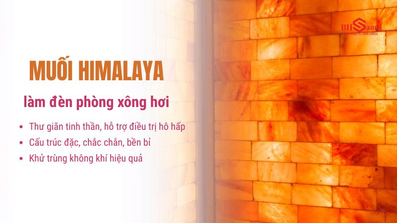 Top 10+ các loại đèn trong phòng xông hơi phổ biến nhất Chất liệu muối himalaya làm đèn trong phòng xông hơi