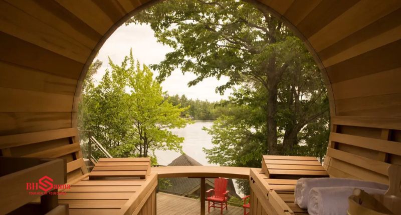 Khi phòng xông hơi có nhiều cây cối sẽ thu hút rắn và bọ cạp