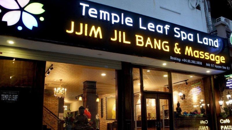 Top 7 phòng xông hơi hàn quốc chất lượng nhất hiện nay Temple Leaf Spa Land, phòng xông hơi kiểu Hàn Quốc