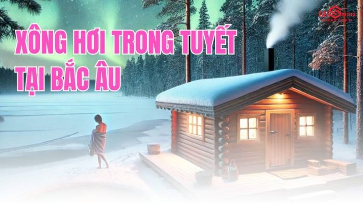 Xông hơi trong tuyết tại Bắc Âu: Phương pháp thư giãn độc đáo