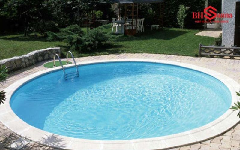 Top 7+ mẫu bể bơi gia đình hiện đại, đẳng cấp Mẫu hồ bơi hình oval