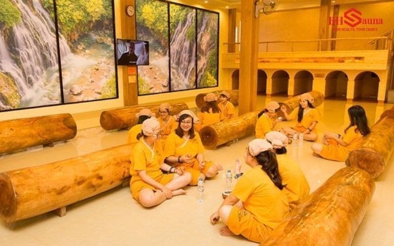 Top 6+ Spa Hàn Quốc TPHCM sang trọng, cao cấp nhất Phòng xông hơi Golden Lotus Healing Spa World