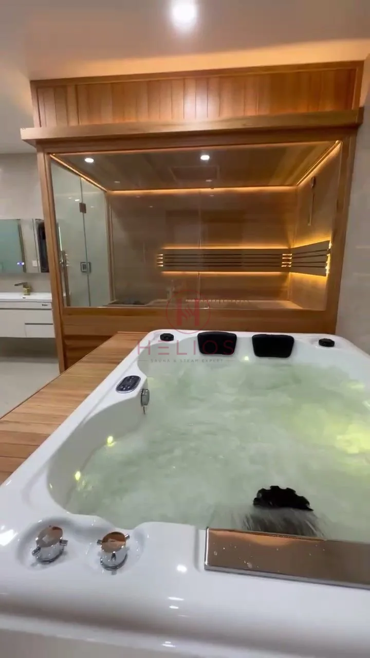 Bồn sục phía trước cụm cabin tại Nam Định