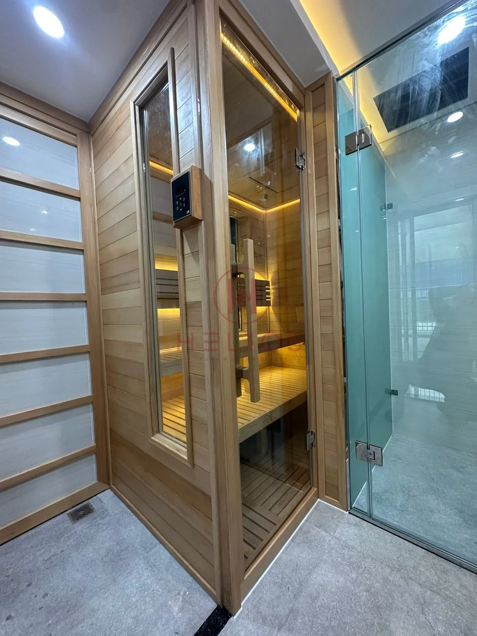 Bố trí sauna theo chiều sâu tại Hoàng Mai